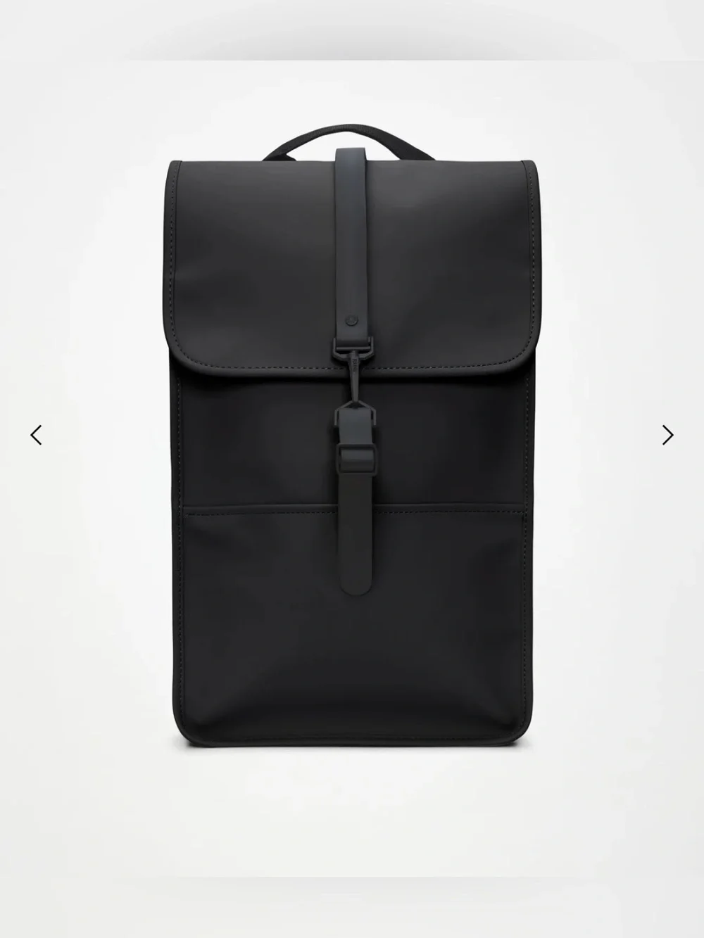 Rains Backpack is clean and ever-contemporary. Like new no tag
